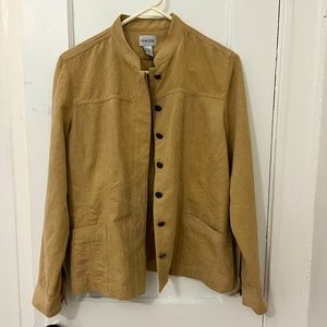Chico’s Faux Suede Jacket Blazer - M